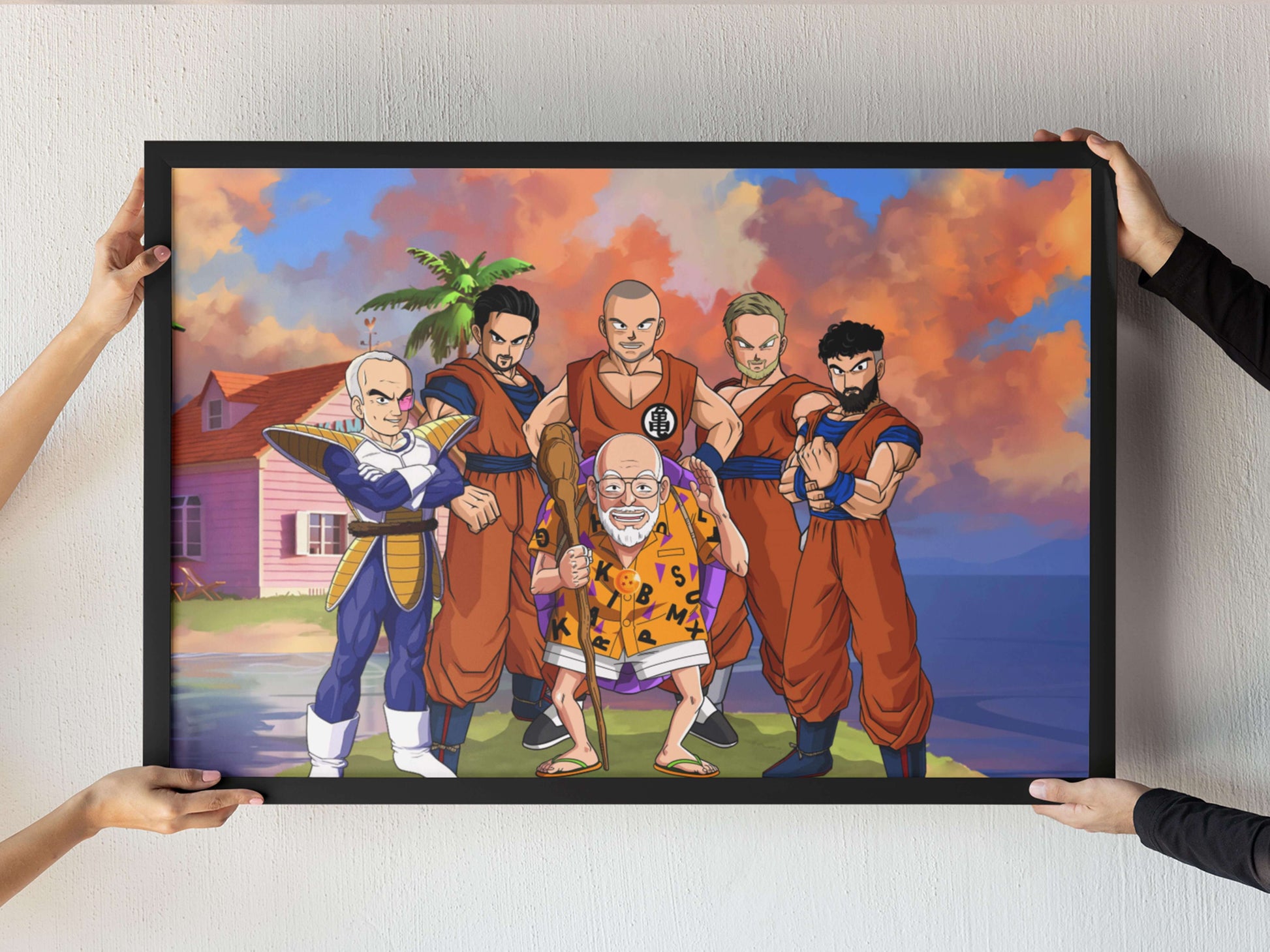 Goku Style Personalisiertes Porträt - toonmonk