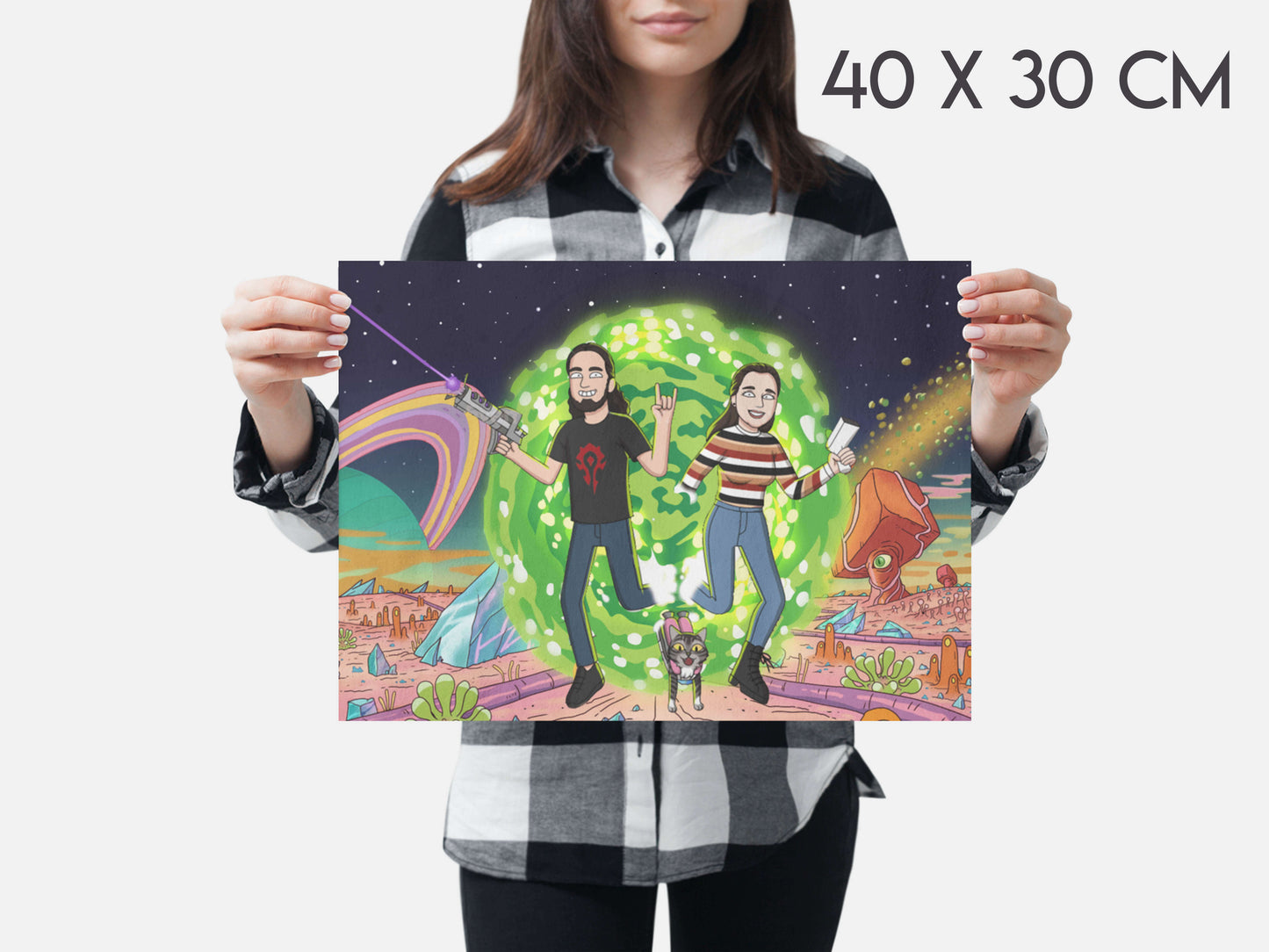 Sci-Fi style Personalisiertes Portrait - toonmonk