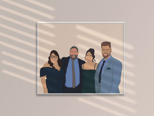 Faceless style Personalisiertes Porträt - toonmonk