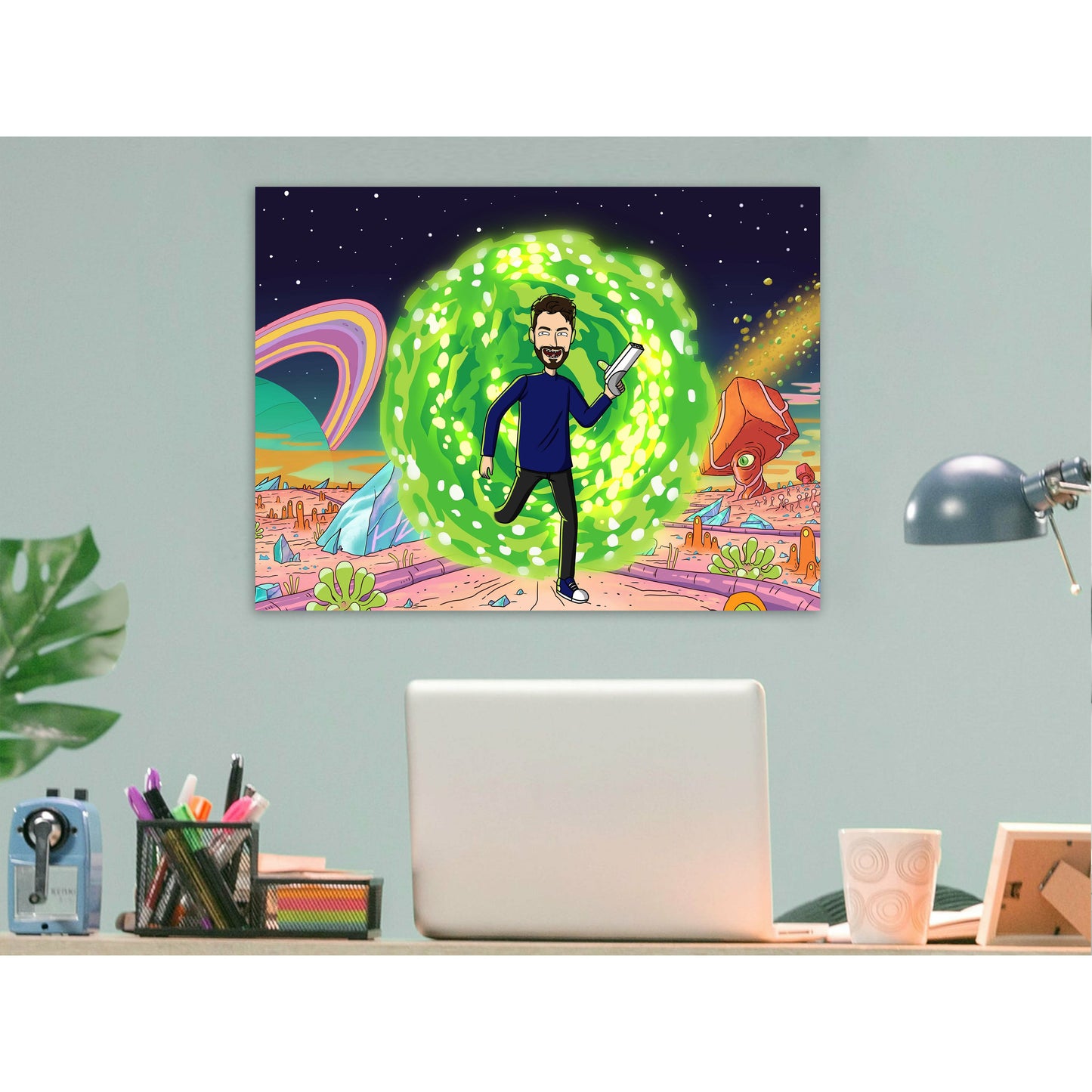 Sci-Fi style Personalisiertes Poster - toonmonk