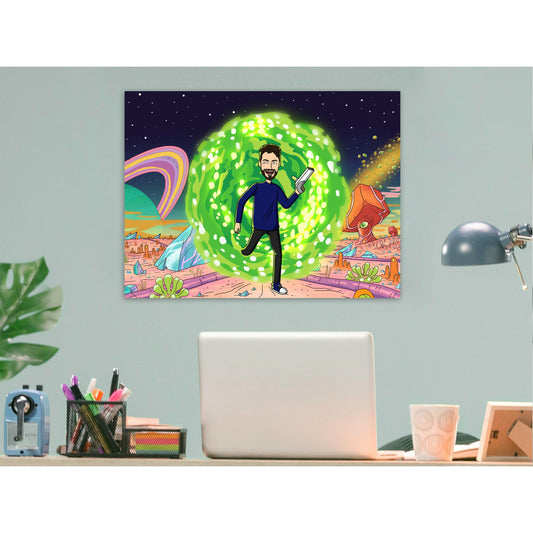 Sci-Fi style Personalisiertes Poster - toonmonk