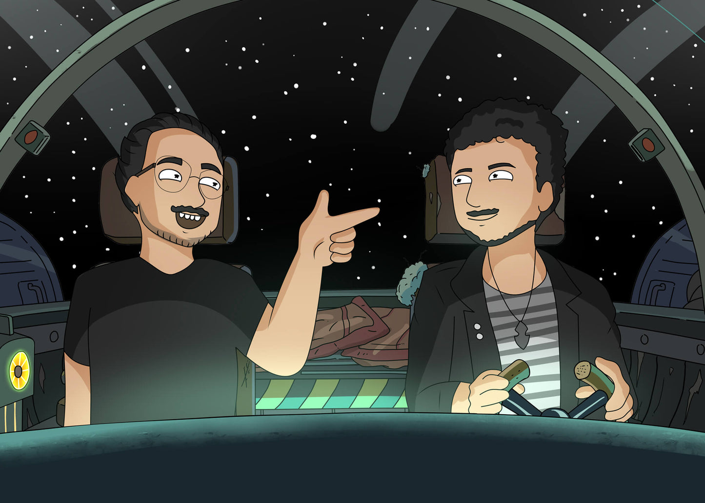 Sci-Fi style Personalisiertes Portrait - toonmonk