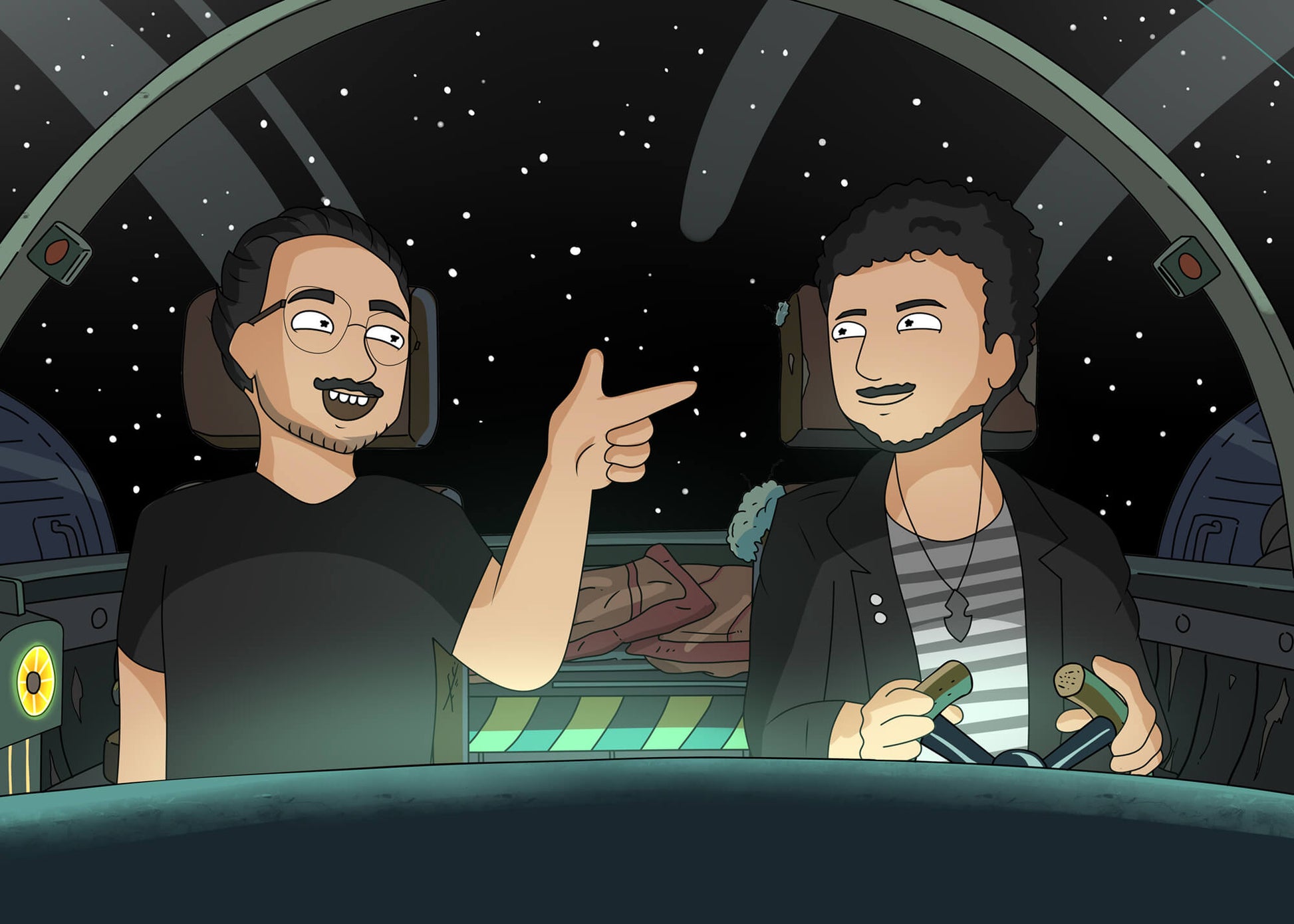 Sci-Fi style Personalisiertes Portrait - toonmonk